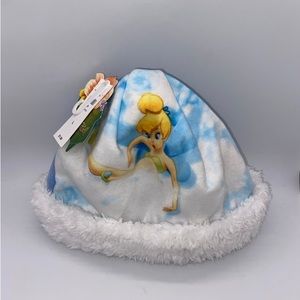 NWT- Disney Store Exclusive Tinkerbell pixie blue white Hat Girls Large